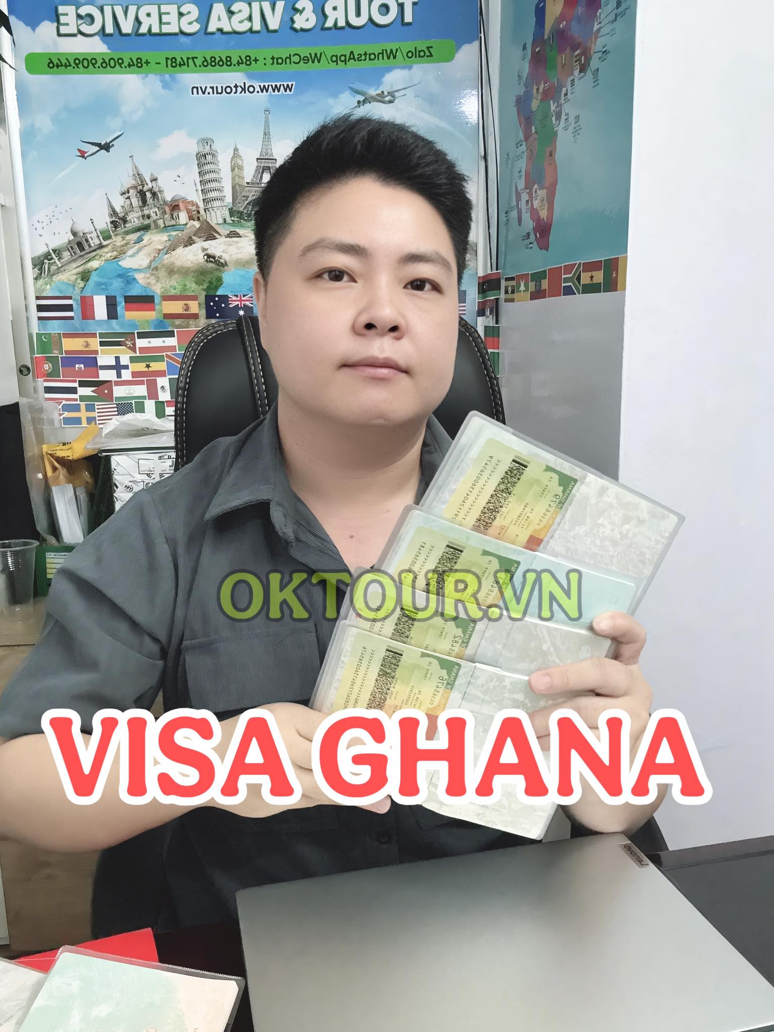 Dịch vụ làm visa Ghana OKTOUR