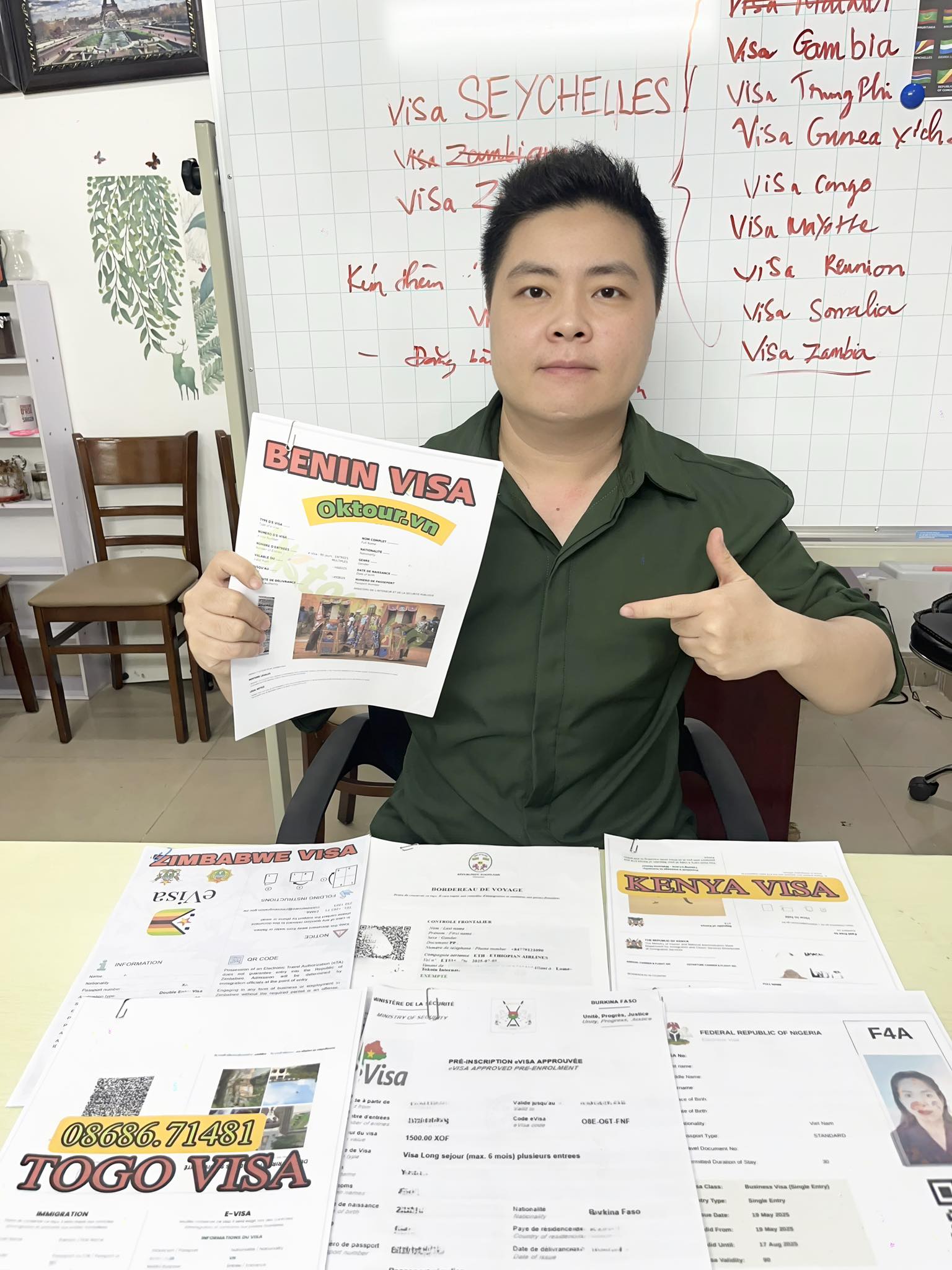 Kinh nghiệm làm visa Châu Phi