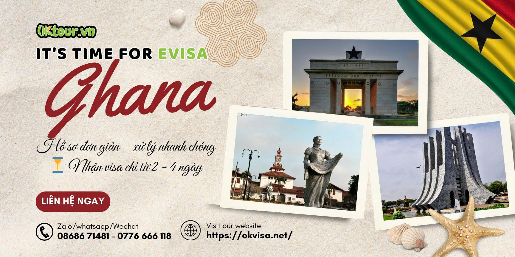 Kinh nghiệm xin visa Ghana nhanh chóng , tỷ lệ đậu cao 2026