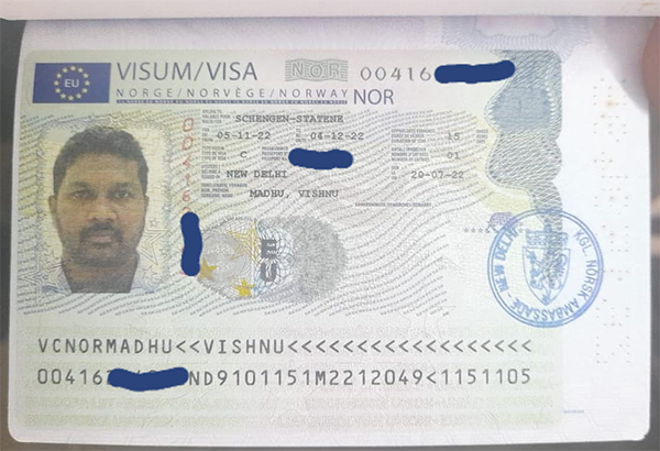 Hồ sơ xin visa Na Uy