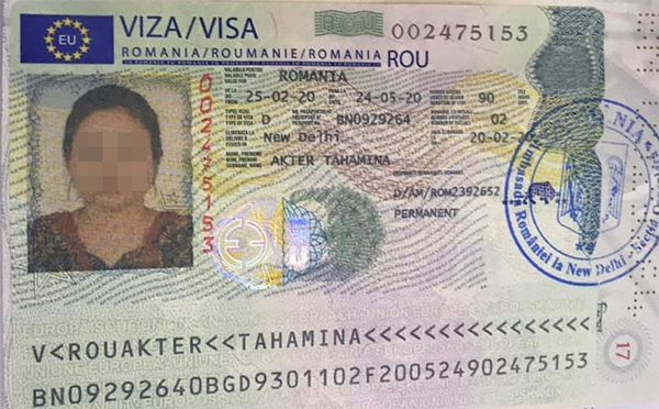 Hồ sơ xin visa Romania