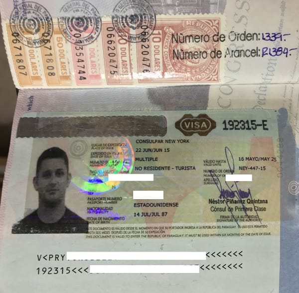 Dịch vụ visa Paraguay trọn gói