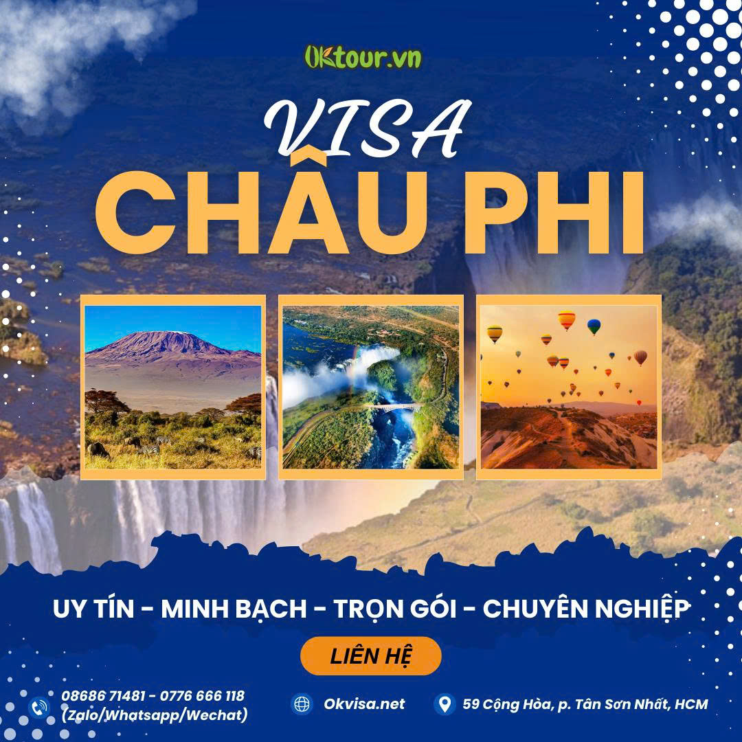 Visa công tác châu phi mới nhất dành cho người Việt