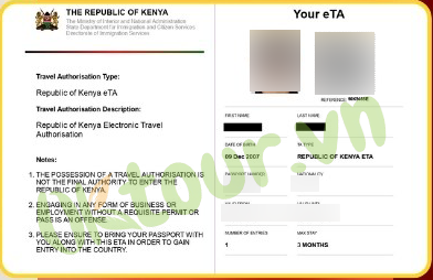 E-visa Kenya 